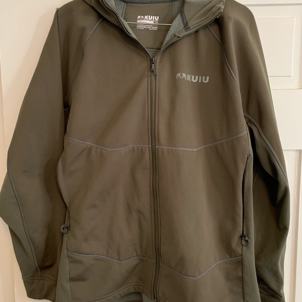 KUIU Olive Green Hooded Jacket